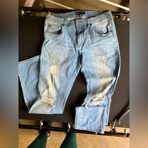 Empvr Ripped jeans. Blue mom Jean